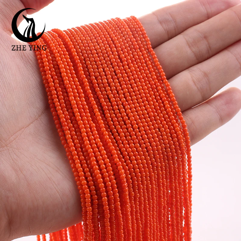 Zhe Ying Round Crystal Glass Beads 3mm Small Tiny Loose Beads for Jewelry Making Bracelet Necklace Diy Accessories