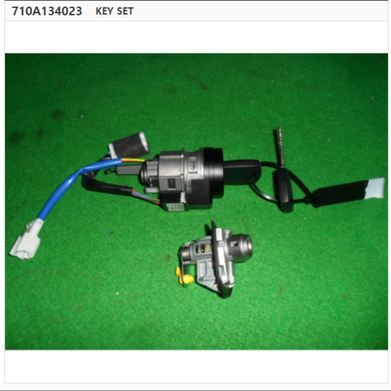 Genuine Key Set Steering Lock And Door Key Cylinders Kit Left Driver For Ssangyong Korando 2010-2013 - 710A134023