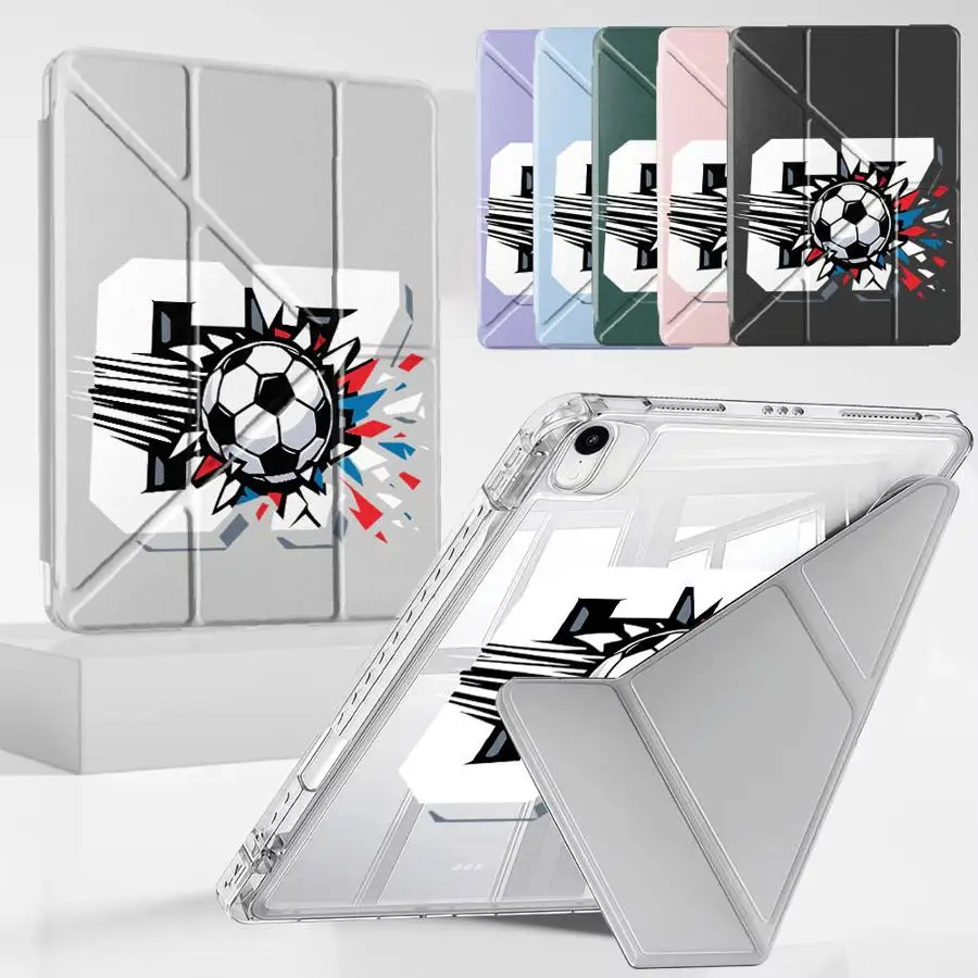 

Football Cool Tablet Case For iPad Air 4 5 M3 M2 M4 11inch Pro 11th 10th 9th 8th 7th 12.9inch Mini 6 7 Pro 2025 Holder Cover