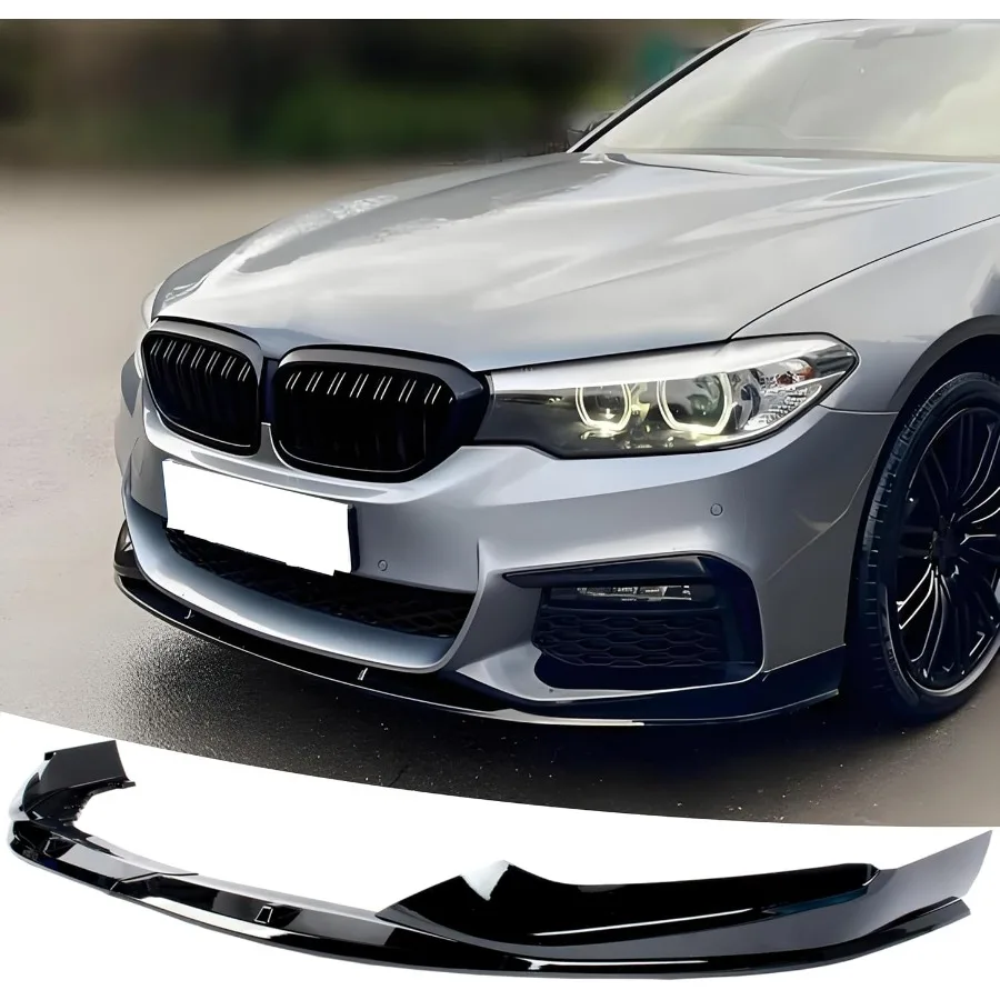

Спойлер переднего бампера для BMW 5 серии G30 M Sport M550i 530e 530i 540i 20172020 окрашенный глянцевый черный аэродинамический бо