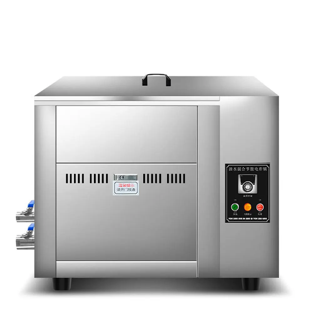 Freidora eléctrica comercial de 16L, freidora con separación de aceite y agua, freidora de gran capacidad para freír Fritters, freidora sin aceite cecotec