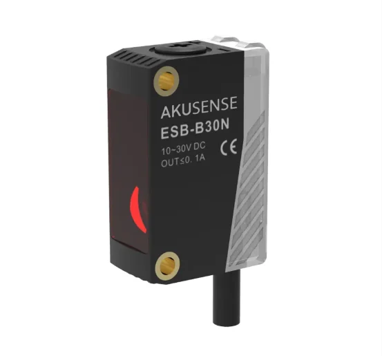 

Akusense ESB Series 30cm Reflex Proximity Optical Sensor Industrial Laser Sensor Background Suppression Photoelectric Sensor