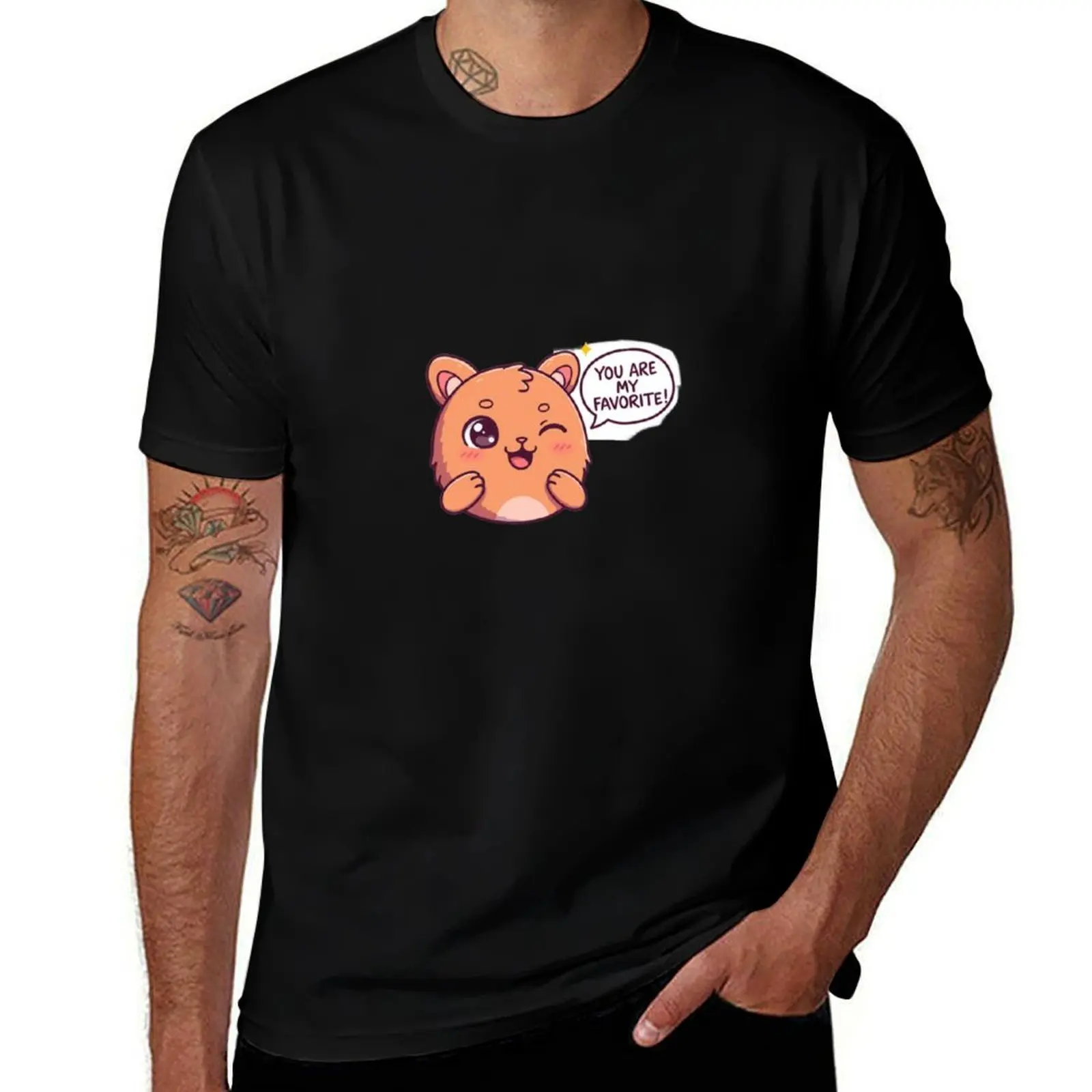

You Are My Favorite – Cute Winking Animal T-Shirt custom shirt heavyweights mens designer t shirt