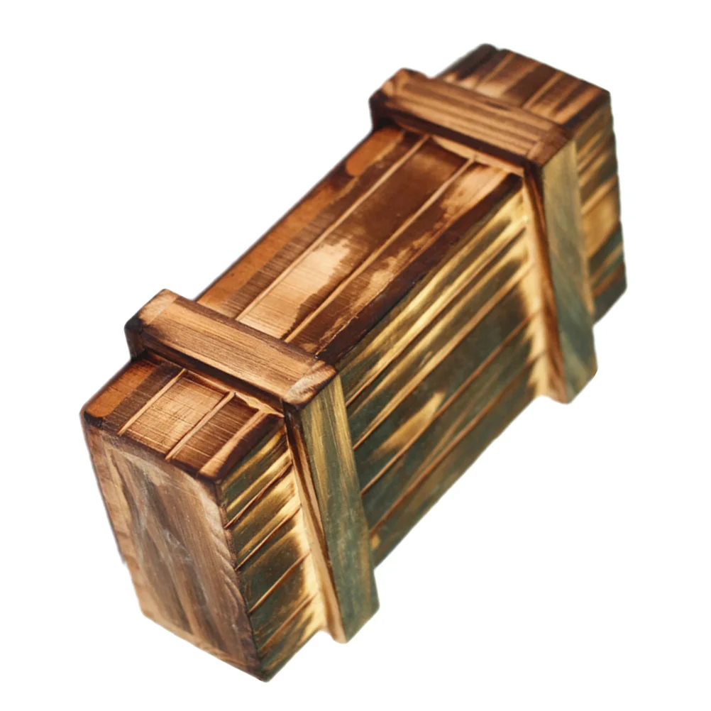 

Kongming Lock Wood Box Brain Teaser Puzzle Educational For Kids Adults Creative Gift Wooden Puzzle Box Small Opening Challenge