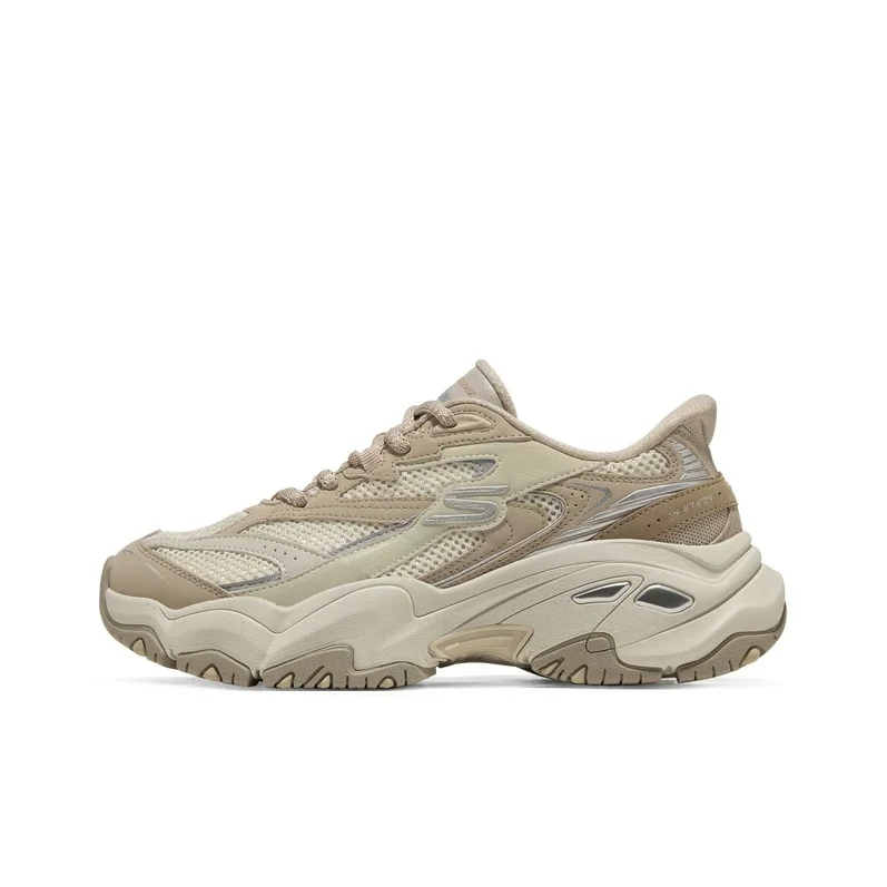 Skechers DLITES Chunky Sneakers Women's Low-top White 150703-NAT