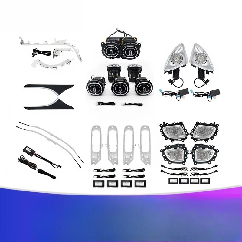 

For C-Class W206 Automotive Ambient Light Kit Upgraded Front Turbo Out Trend Light Automotive Ambient Lighting