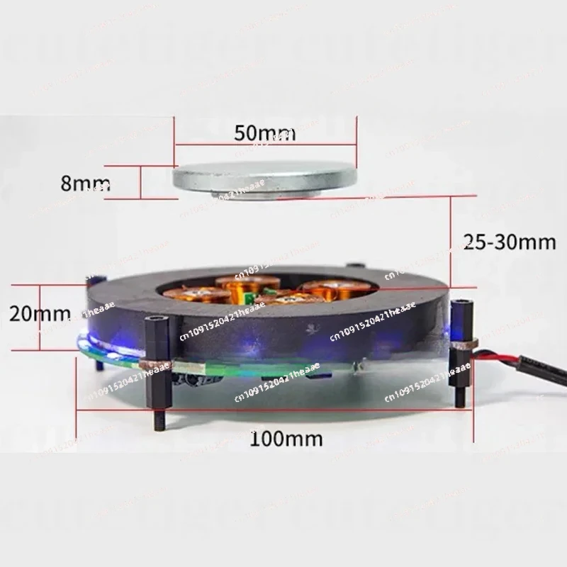 Suitable forMagnetic Levitation Movement Potted Plant Exhibition Stand Maglev Speaker Heavy Bare Metal Module