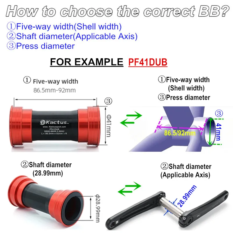 BB86 BB92 dno držák keramika ložisko PF41DUB pro SRAM dabovat crankset tiskový průměr 41mm náhradních částí pro bicykl formulovat