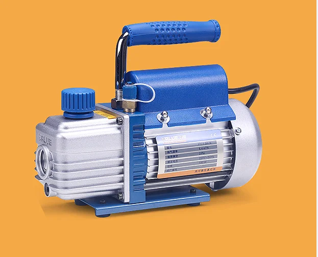 

220V Miniature Vacuum Pump Air Conditioner Refrigerator Refrigeration Maintenance Rotary Vane Vacuum Pump