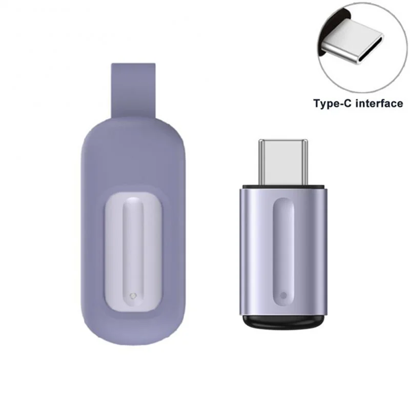 جهاز إرسال بالأشعة تحت الحمراء يعمل بنظام أندرويد للهاتف المحمول ، جهاز تحكم عن بعد بتطبيق Type-C ، التعلم الذكي OTG ، أسود