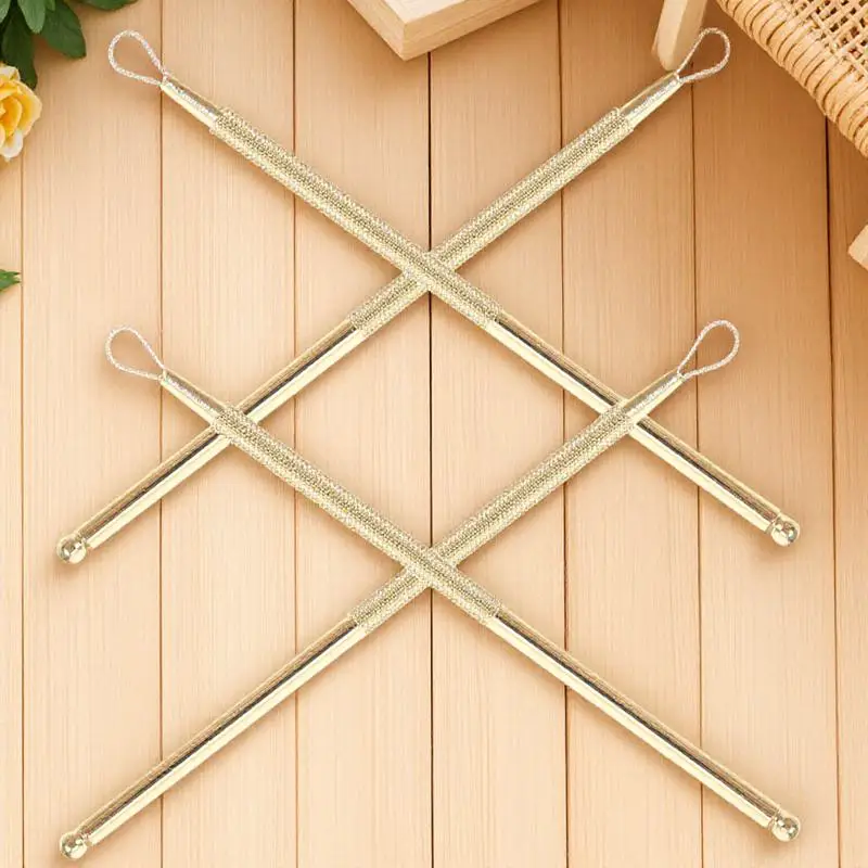 

4Pcs Stainless Steel Nail Cuticle Pusher Nail Art Scraper Gel Polish Remover Tool Ergonomic Handle for Home