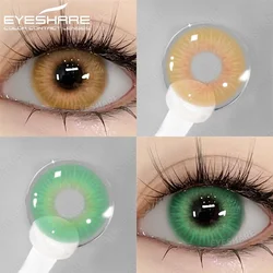 EYESHARE 1 Pair New Color Contact Lenses for Eyes Natural Brown Lenses Beauty Fashion Red Pupils Blue Lenses Green Eye Contacts