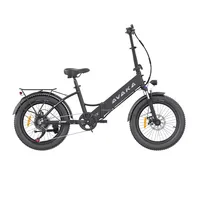 EU Warehouse AVAKA 20 Inch Electric Bike K300 36V16AH lithium Battery 38N.M Brushless Rear Hub Motor Double Disc Brake