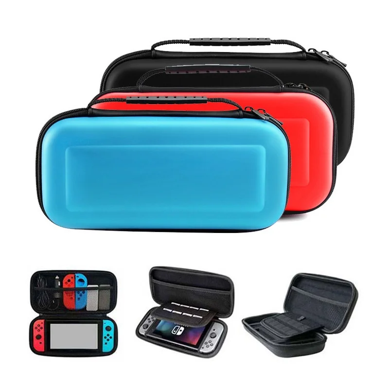 

itch Carrying Case Compatible with Nintendo Switch/Switch OLED, with 10 Games Cartridges Protective Hard Shell Travel Carrying