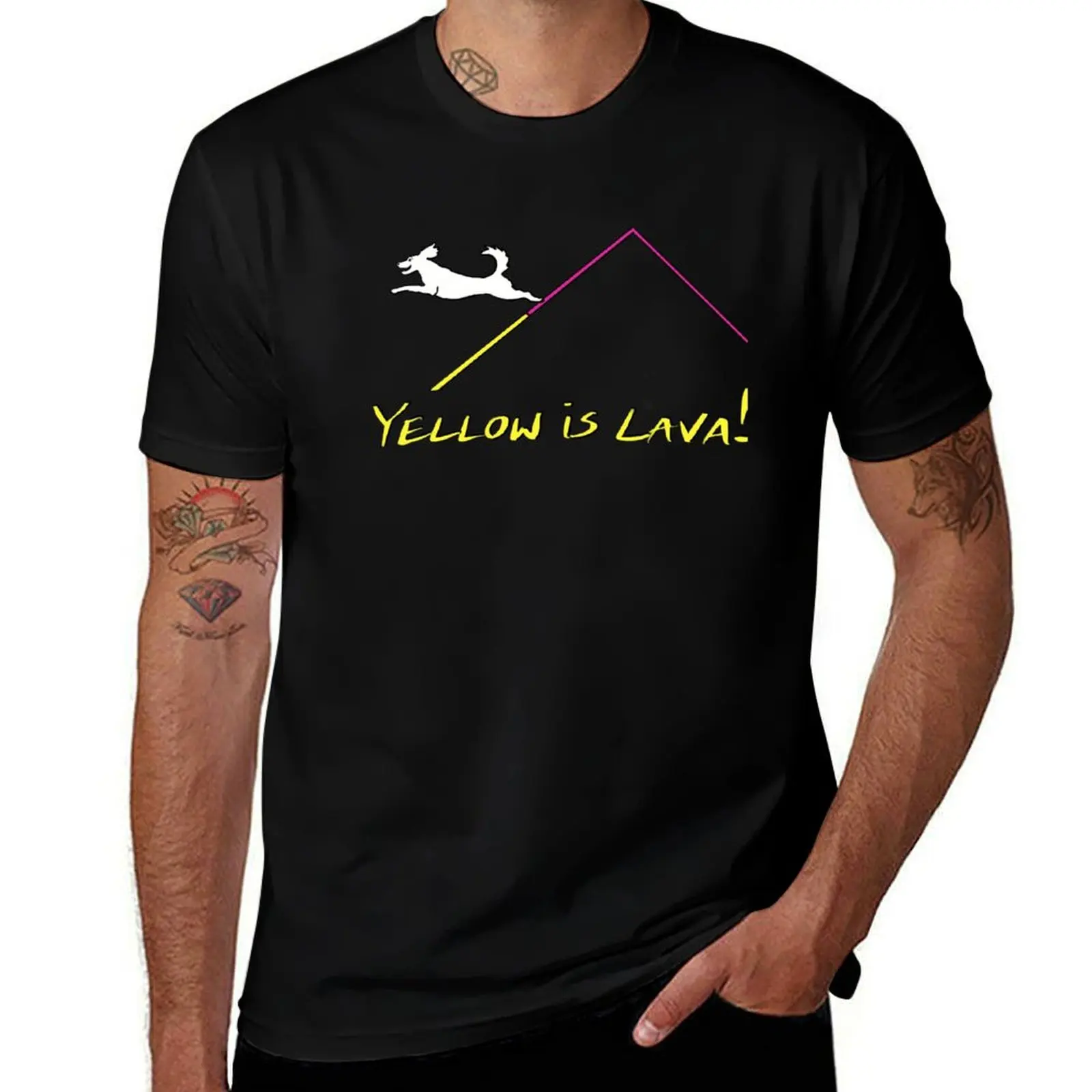 Agility dog T-Shirt Big Size Crew Neck T-Shirt