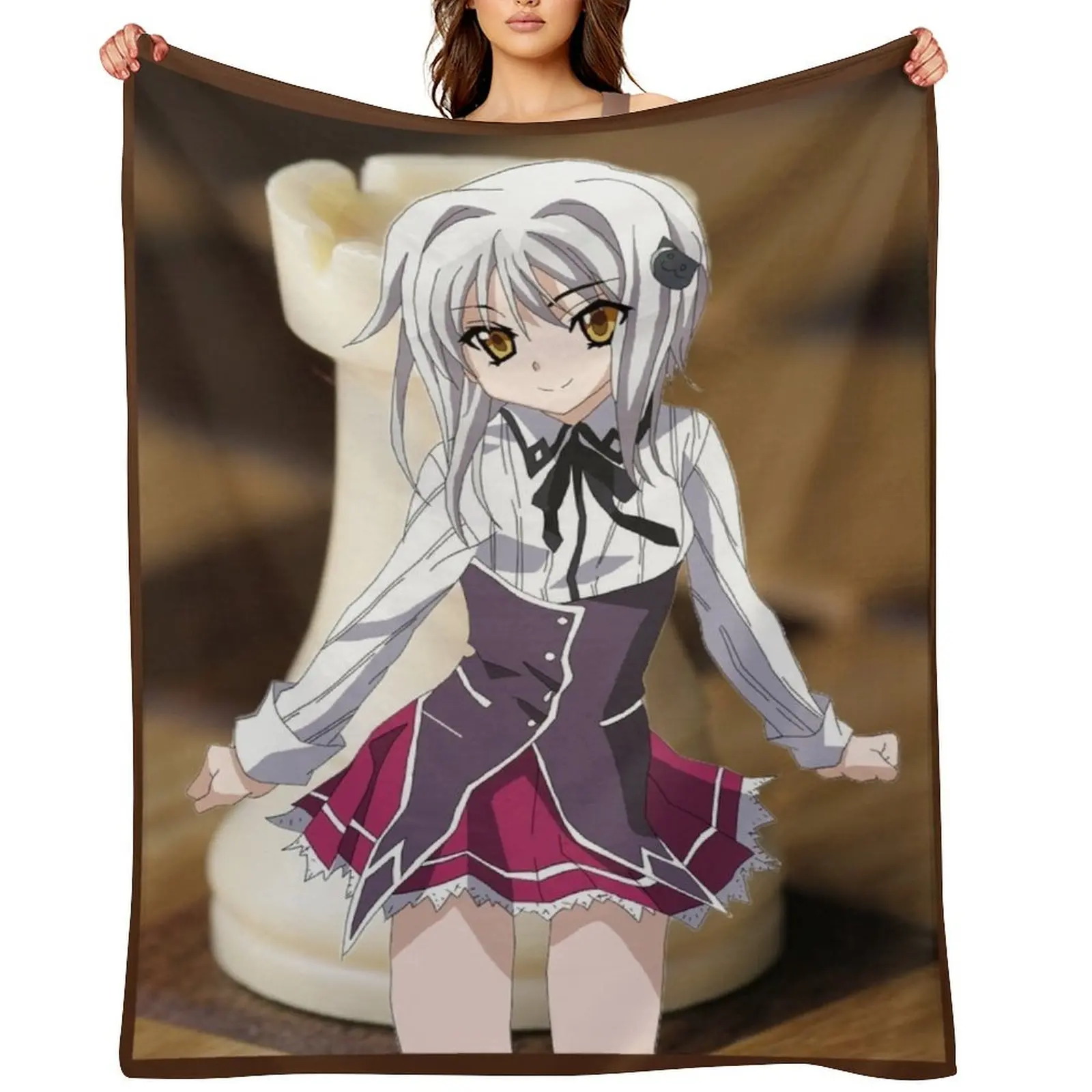 

Koneko - High School DxD Throw Blanket For Sofa Thin Sleeping Bag Quilt Luxury Brand Blankets