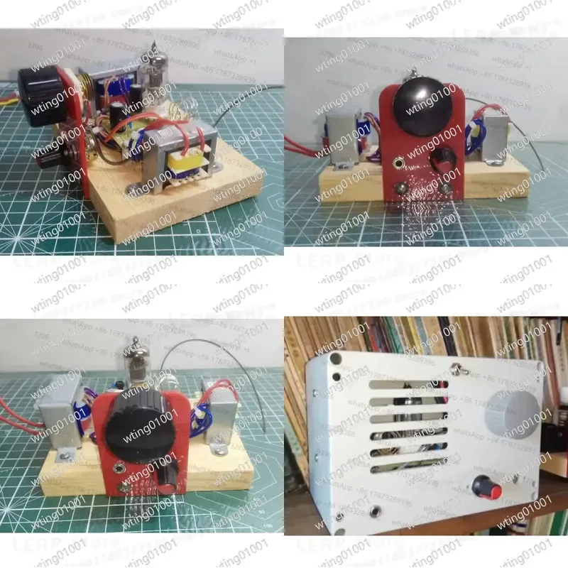 for 6J1 Valve Superregenerative Receiver DIY Assembly Single Tube FM Broadcast Aviation Frequency Band Educational