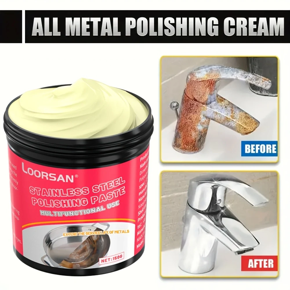 

НОВАЯ многофункциональная паста для полировки металла — усилитель высокой яркости, полировальная паста из железного порошка из нержавеющей стали, подходит