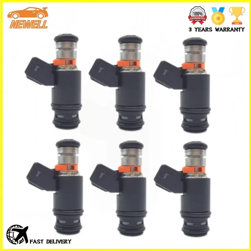 

6pcs 021906031D IWP-022 IWP022 Fuel Injector For VW EUROVAN 1997-2000 GOLF JETTA 1999-2002 Tools FJ573 M739 4J1612 805000348303