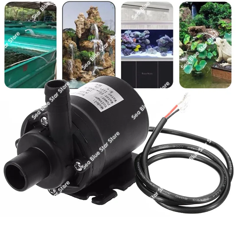 Fish tank submersible pump small bottom suction pump low noise water circulation filter pump water change pressure amphibious