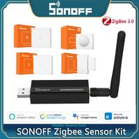 SONOFF ZB Dongle-E SNZB 01 02 03 04 ZBMINI/Wireless Switch/Temperature Humidity/Motion/Door Sensor For EWeLink Alexa Google Home