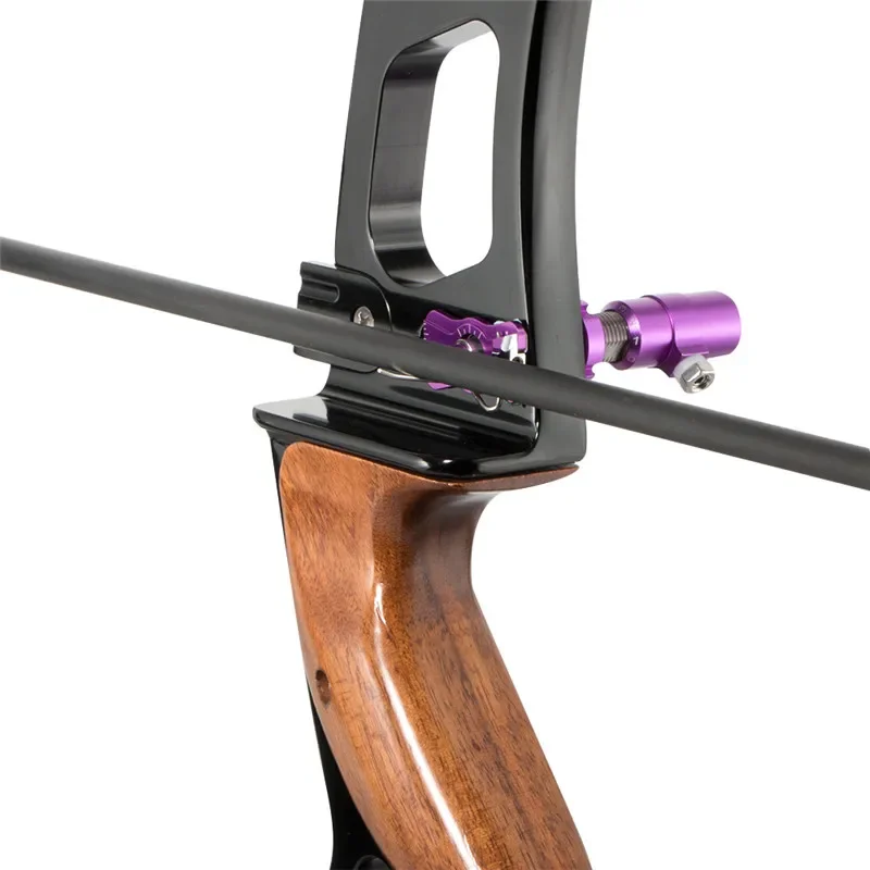 Arco com arco magnético seta resto, Profissional Recurvo Bow Riser, Esquerda e Direita Seta Rest Mão