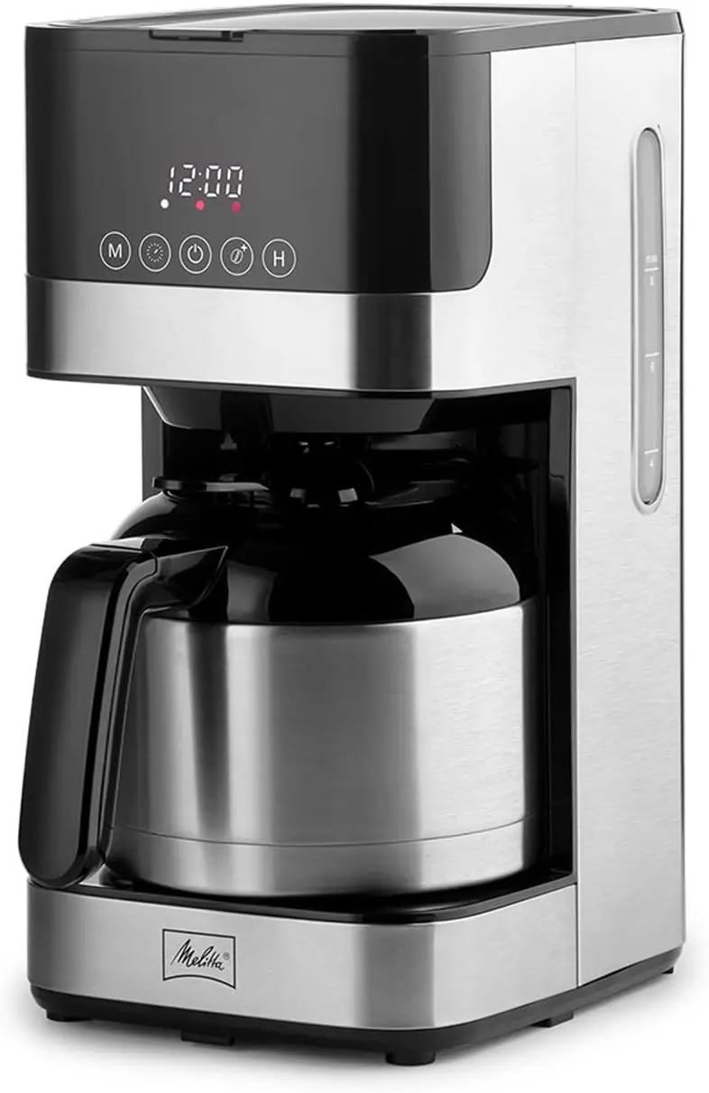 

Programmable Coffee Maker with 8-Cup Thermal Carafe, Touch-Screen Drip Coffee Machine with Timer, Regular & Strong Brew