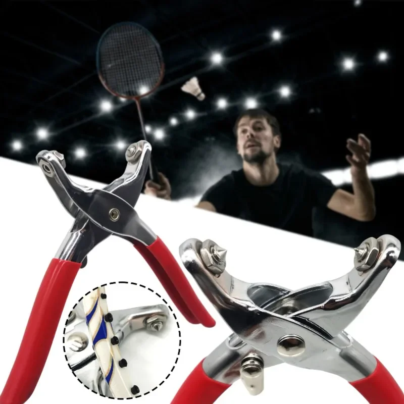 Badmintons Racket Cold Press Plier Racket Threading Pincer Accessory Outdoor Grommet Clamp Racket Threading Pincer Tool