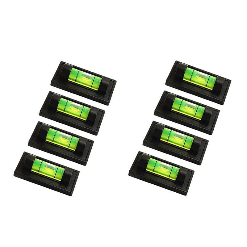 

HOT SALE 8Pcs Magnetic Bubble Levels For Leveling Phonograph,Camera, Tripod, Machines, Spirit Level Measuring Tools (Magnetic)