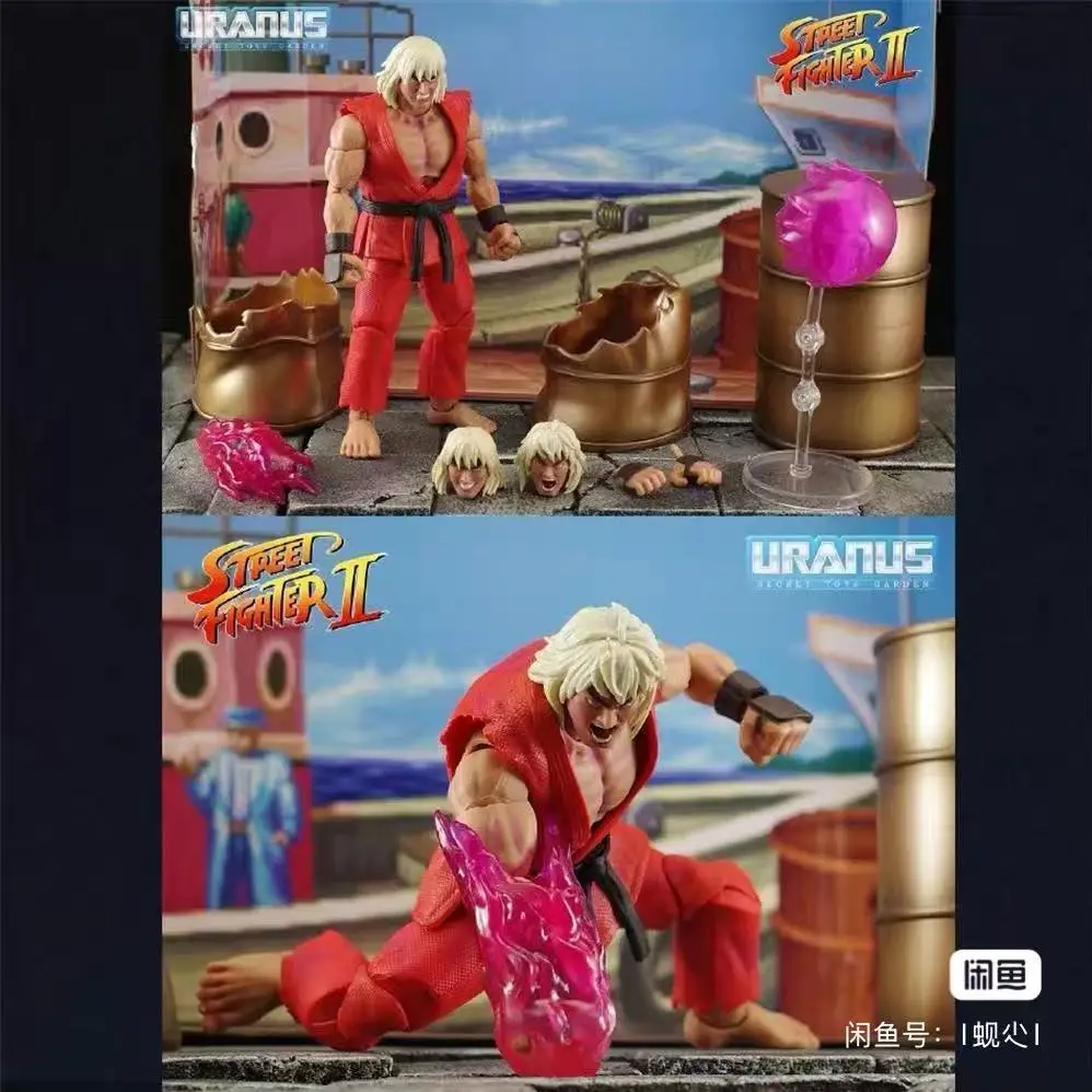 

In Stock Jada Toys 1/12 6-Inch Action Figure Ultra Street Fighter II: The Last Challenger Violent Ken Anime Figure Gift