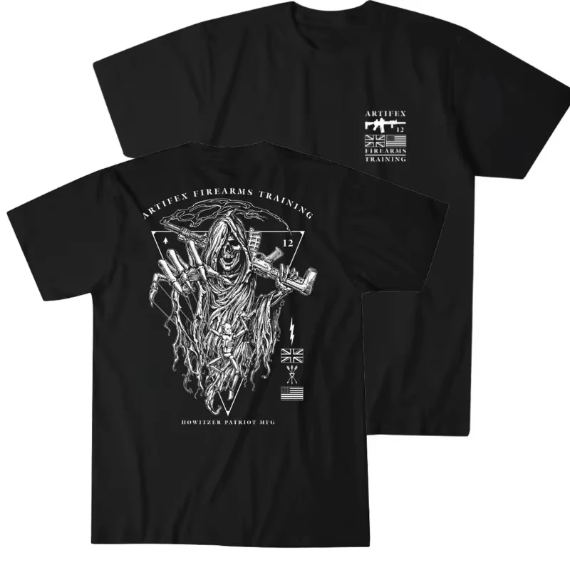 

Men's Summer High Quality Cotton Crew Neck Short Sleeve T-Shirt S-4XL Skull Roman General Gothic Death Memorial Top Clothing