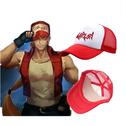 Game KOF Terry Bogard Coser Boxer King of Fighters Fatal Fury Baseball Cap Cosplay Prop Adjustable Hat Sports Gift