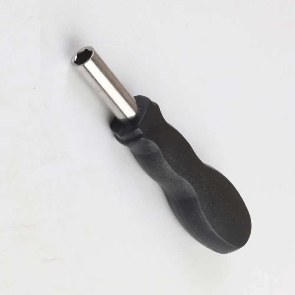 1pc Precision Magnetic Soft Grip Rubber Hexagonal Screwdriver Bits Extension Handle Tool 126mm Screwdriver Kit Hand Tools