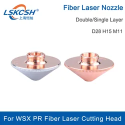 Lskcsh laser düse m11 dia.28mm Kaliber 0,8-5,0mm einlagig/doppels chicht für ray tools pr wsx faserlaser schneid düsen