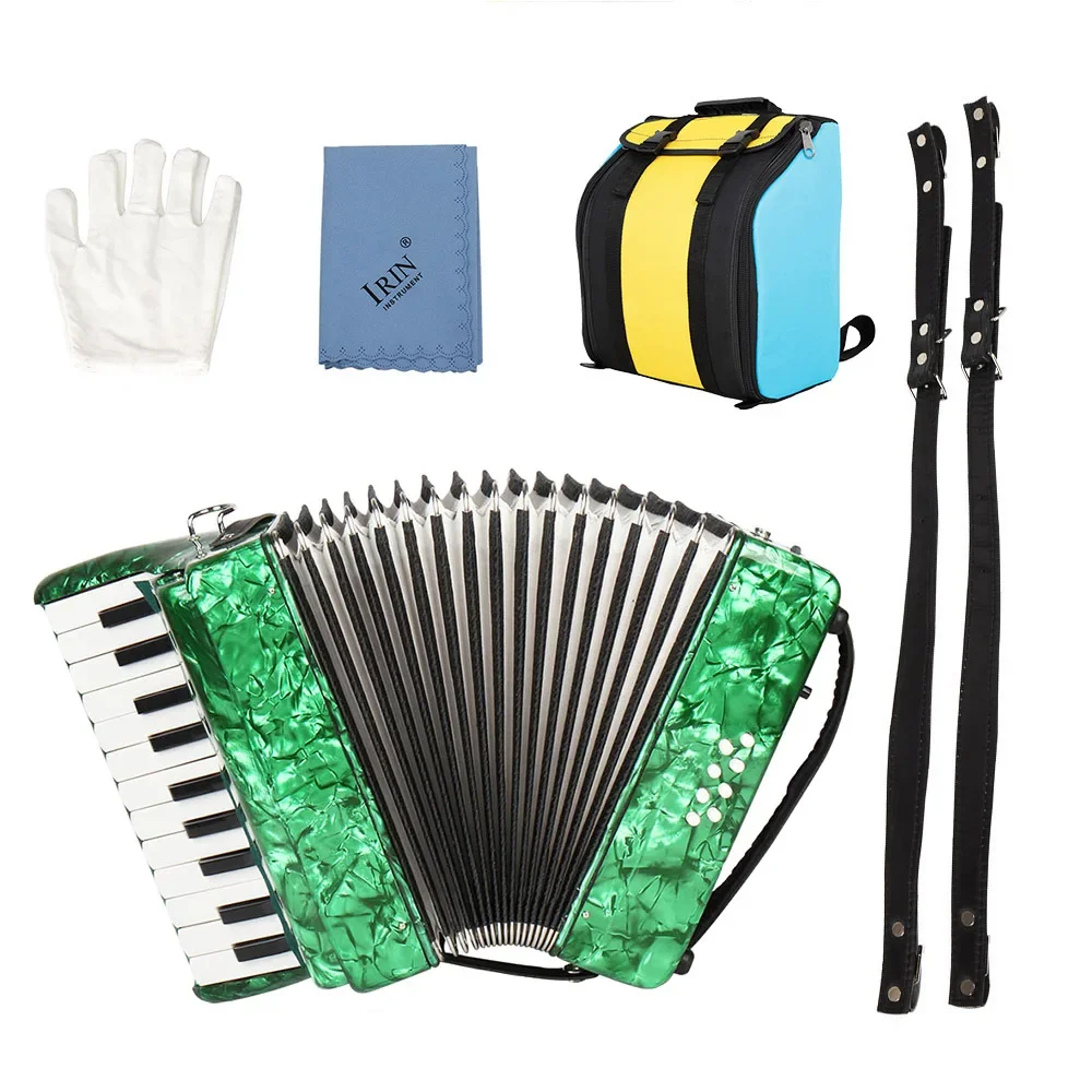 

IRIN 22 Keys 8 Bass Accordion Celluloid Accordion With Storage Bag Keyboard Instruments Accordion For Performance/Teaching