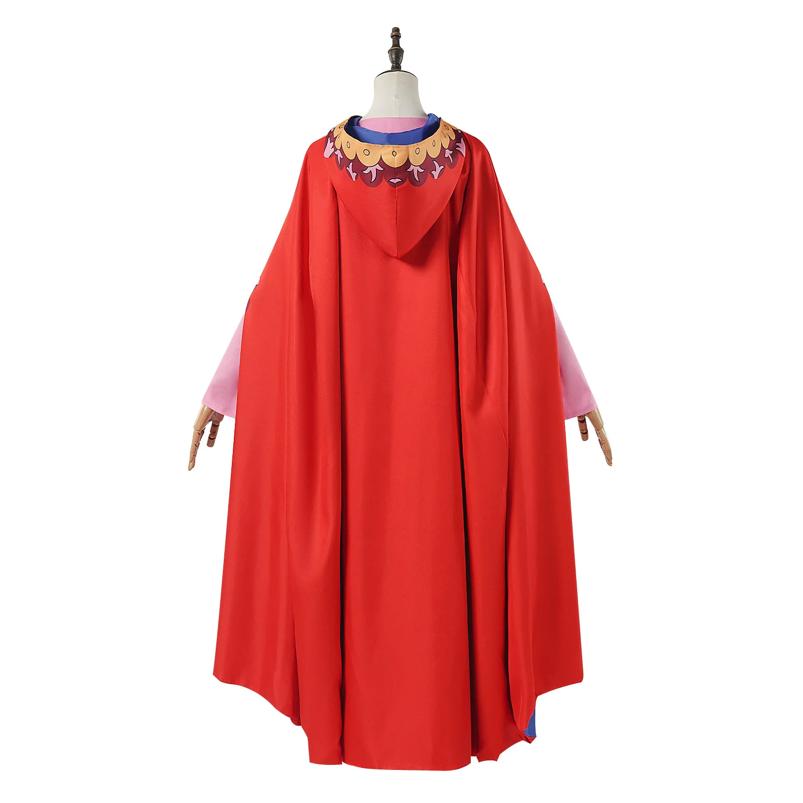 Anime Princess Vivi Cosplay Costume Onepiece Long Dress Cloak Nefertari Vivi Outfits Women Halloween Carnival Party Accessories - view 6