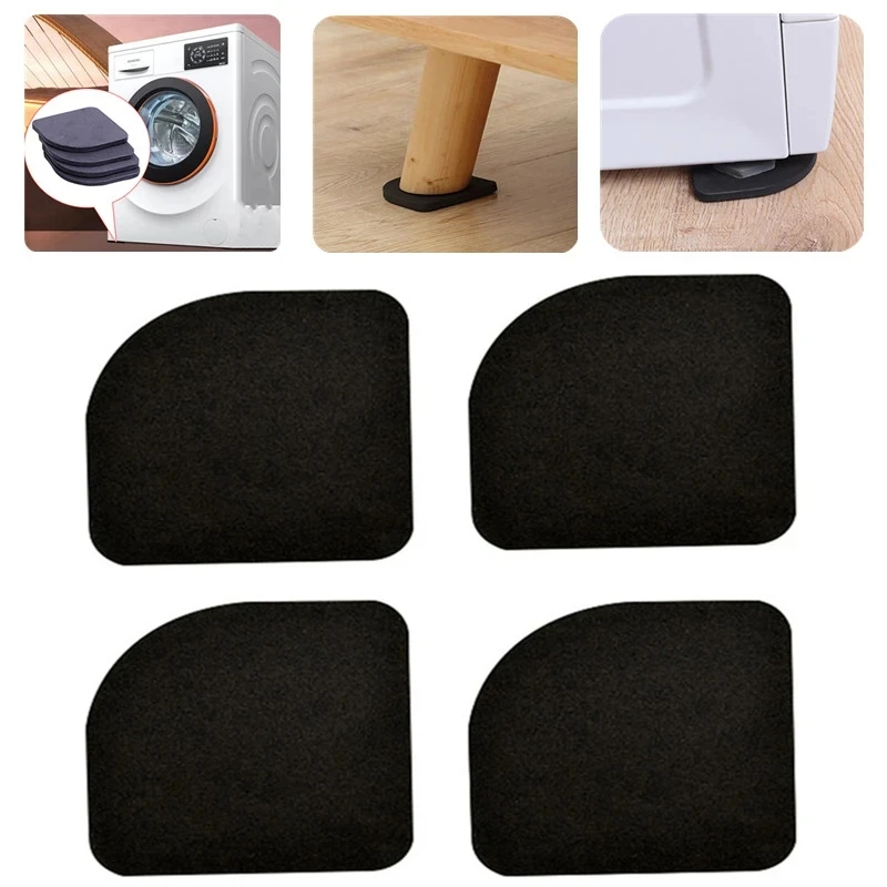 Anti Vibration Feet Pad Rubber Mat Non-slip Silent Universal Washing Machine Refrigerator Furniture Raiser Dampers Stand