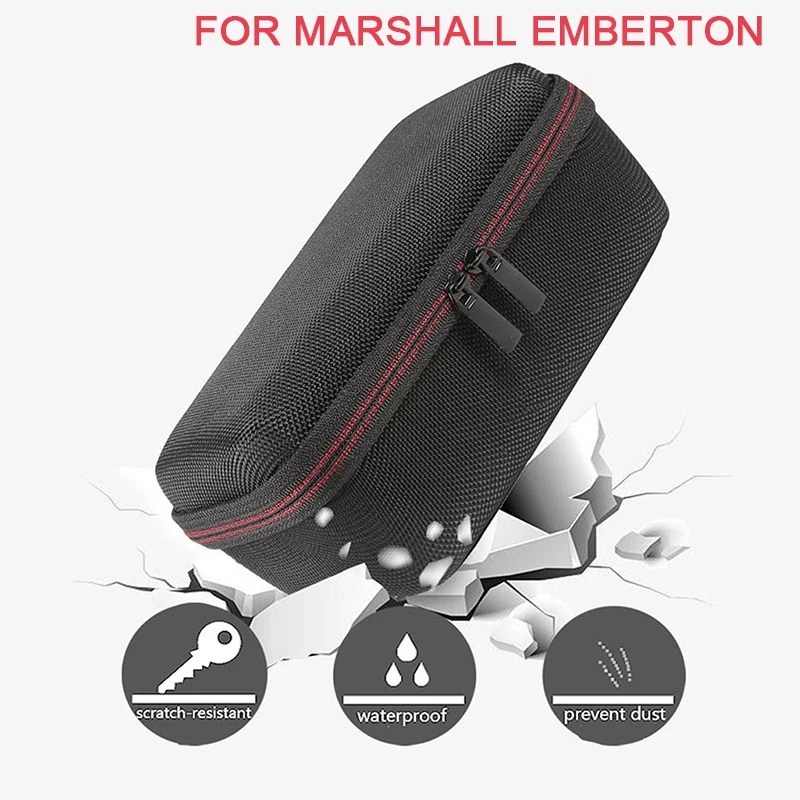 Funda para altavoz portátil Marshall Emberton, bolsa de transporte de viaje dura de EVA, fundas para altavoces inalámbricos impermeables para Marshall EMBERTON