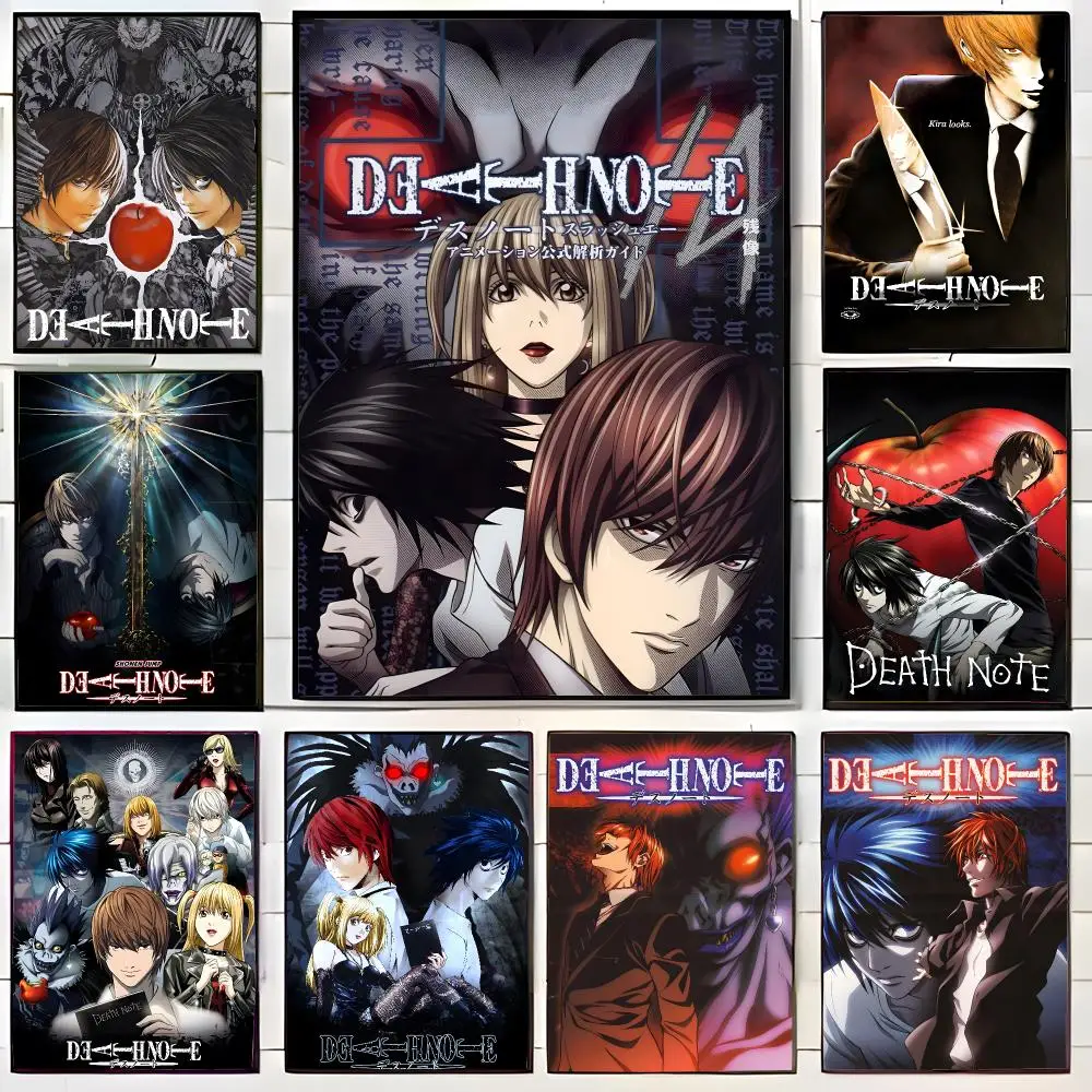 Thriller Anime Death Note Poster Wall Art Print Decorative Mural Home Decor Gift Unframed
