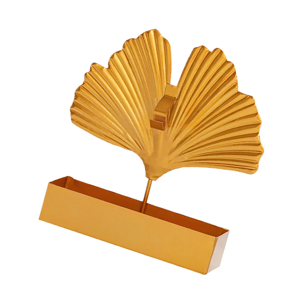 1pc Ginkgo Leaf Holder Exquisite Incense Rack For Indoor Use Stylish Burner Decorative Iron Bracket Delicate