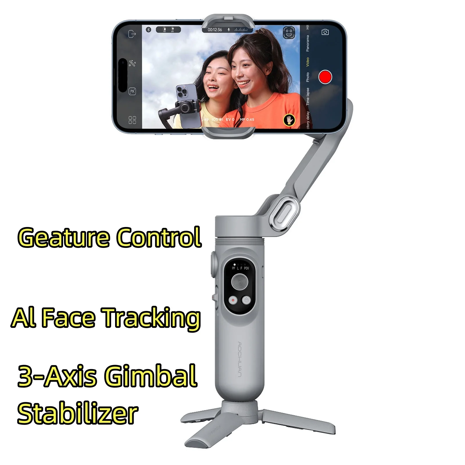 

SMART X Pro mobile phone stabilizer Handheld pylon shooting vlog live anti-shake intelligent three-axis