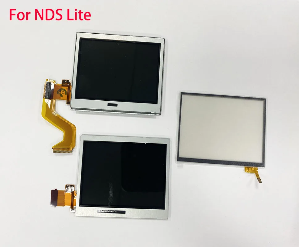 شاشة LCD بديلة لنينيندو DS ، NDSL ، NDSL ، شاشة LCD ، علوي ، سفلي ، محول رقمي يعمل باللمس