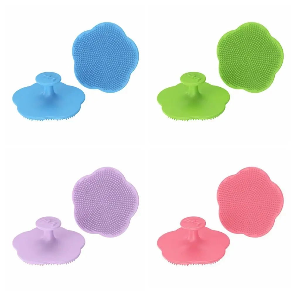 

Floret Shampoo Brush Comfortable Silicone Scalp Cleaning Massage Brush Durable wear-resistant Bath Shower Brush Baby