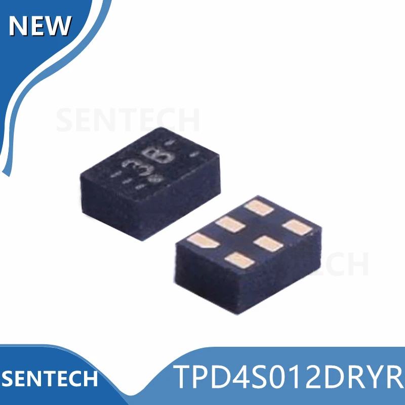 10PCS New original TPD4S012DRYR SON-6 3B 4-channel USB ESD solution with clamped power supply