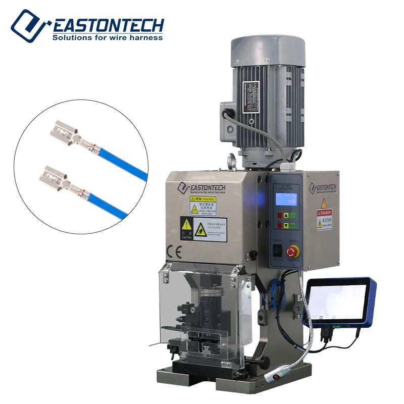 EASTONTECH EW-5195+C Terminal Wire Copper Press Machine Terminal Applicator 2T/4T/8T Crimping Capacity for Molex Crimping
