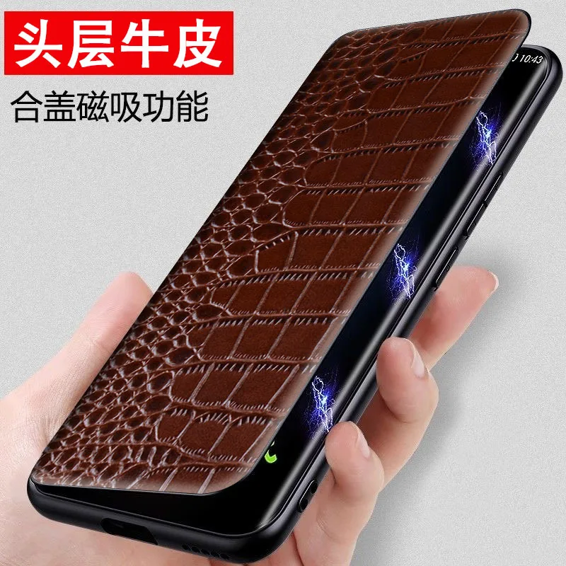 

Wobiloo Luxury Genuine Leather Wallet Cover Business Phone Cases For Honor 200 100 Pro Cover Credit Slot Case For Honor200 Pro