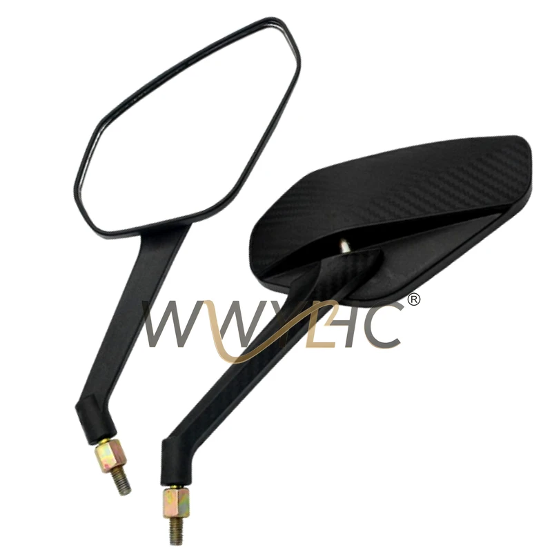Suitable for Electric Vehicle Rearview Mirror Motorcycle 8MM Rhombus Convex Rear Reflective Rearview Mirror