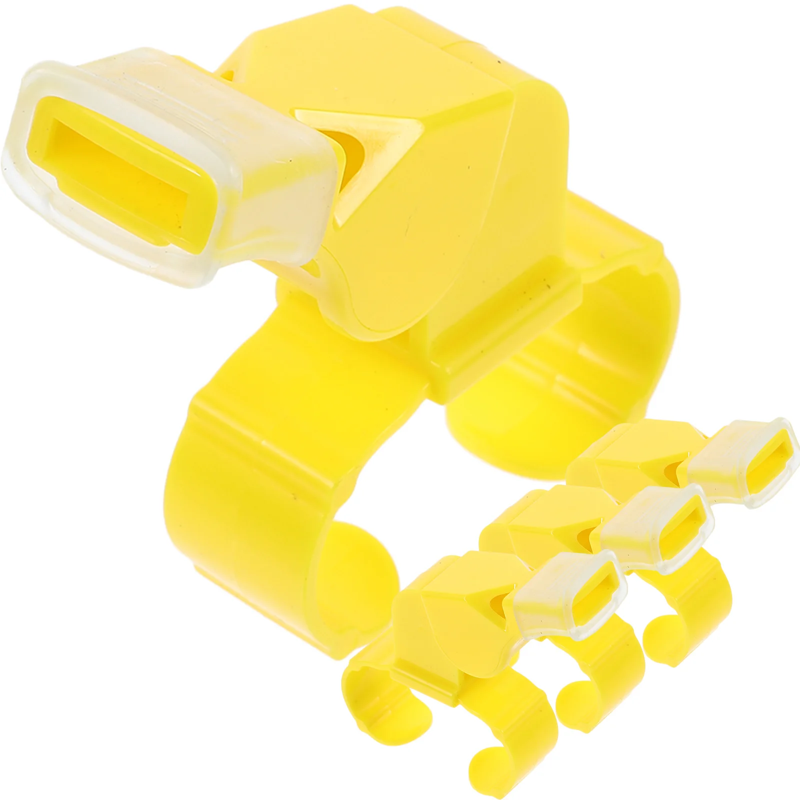 

4Pcs ABS Loud Whistle Replacement Ring for Outdoor Hiking Camping Emergency Survival Coaches Referee Sports Coaches Whistle