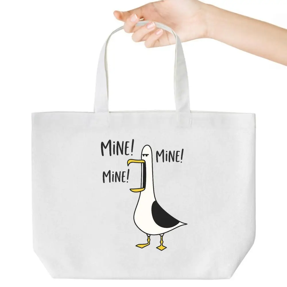 

Чайка "Мину! Шахта! Шахня!" Сумка. Веселый дизайн для любителей животных. Идеально подходит для продуктов, школы и работы.