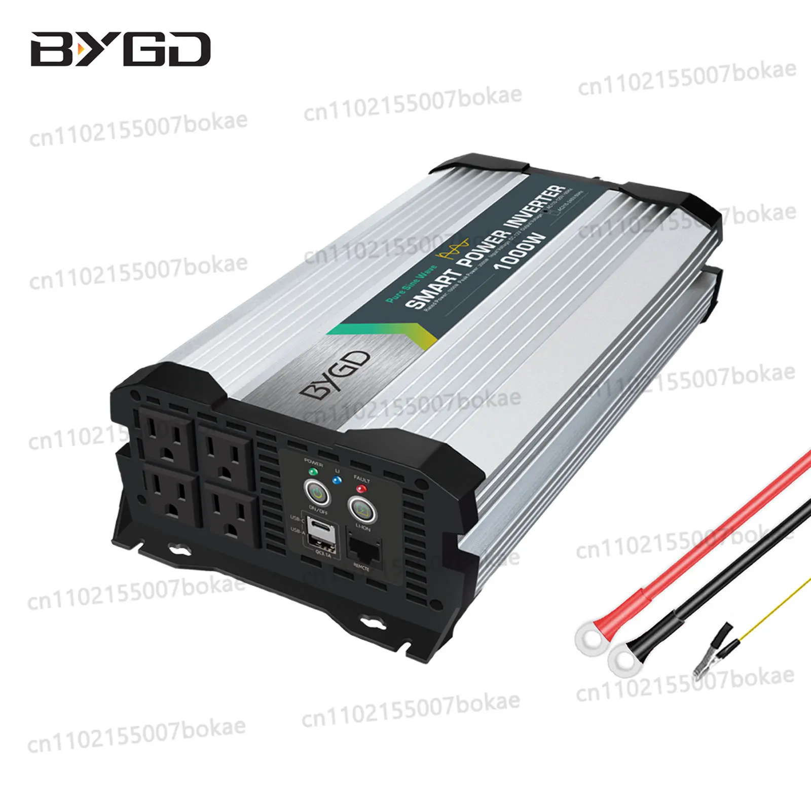 1000w pure sine wave car power inverter, 12v to 110v off-grid system high-power inverter